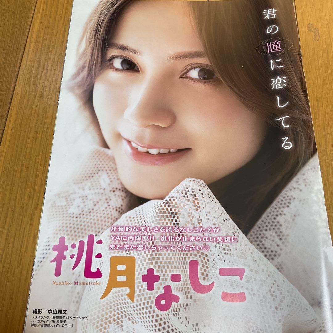 桃月なしこ　両面ポスター6点、切り抜き