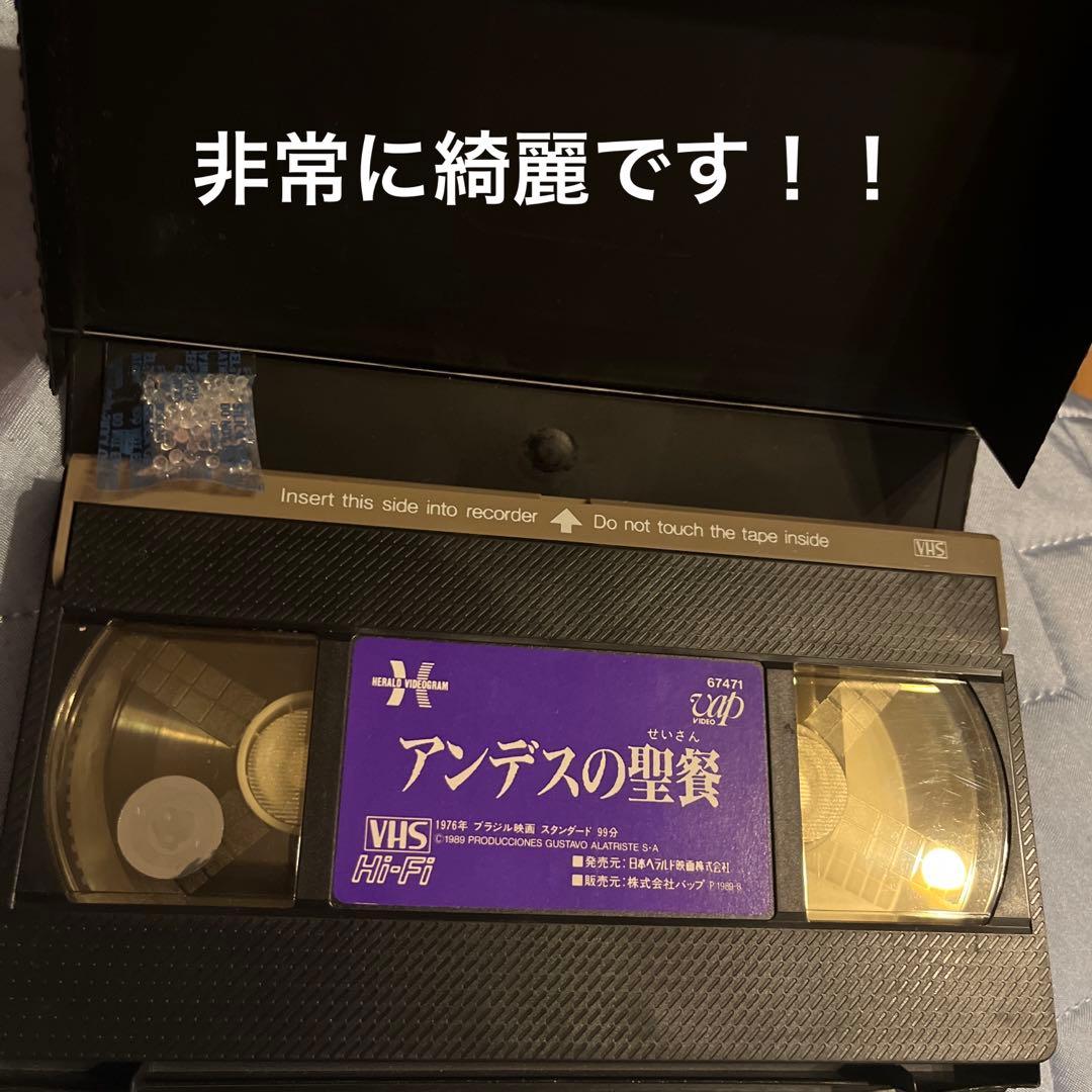 入手困難作品‼️未DVD『アンデスの聖餐』VHS