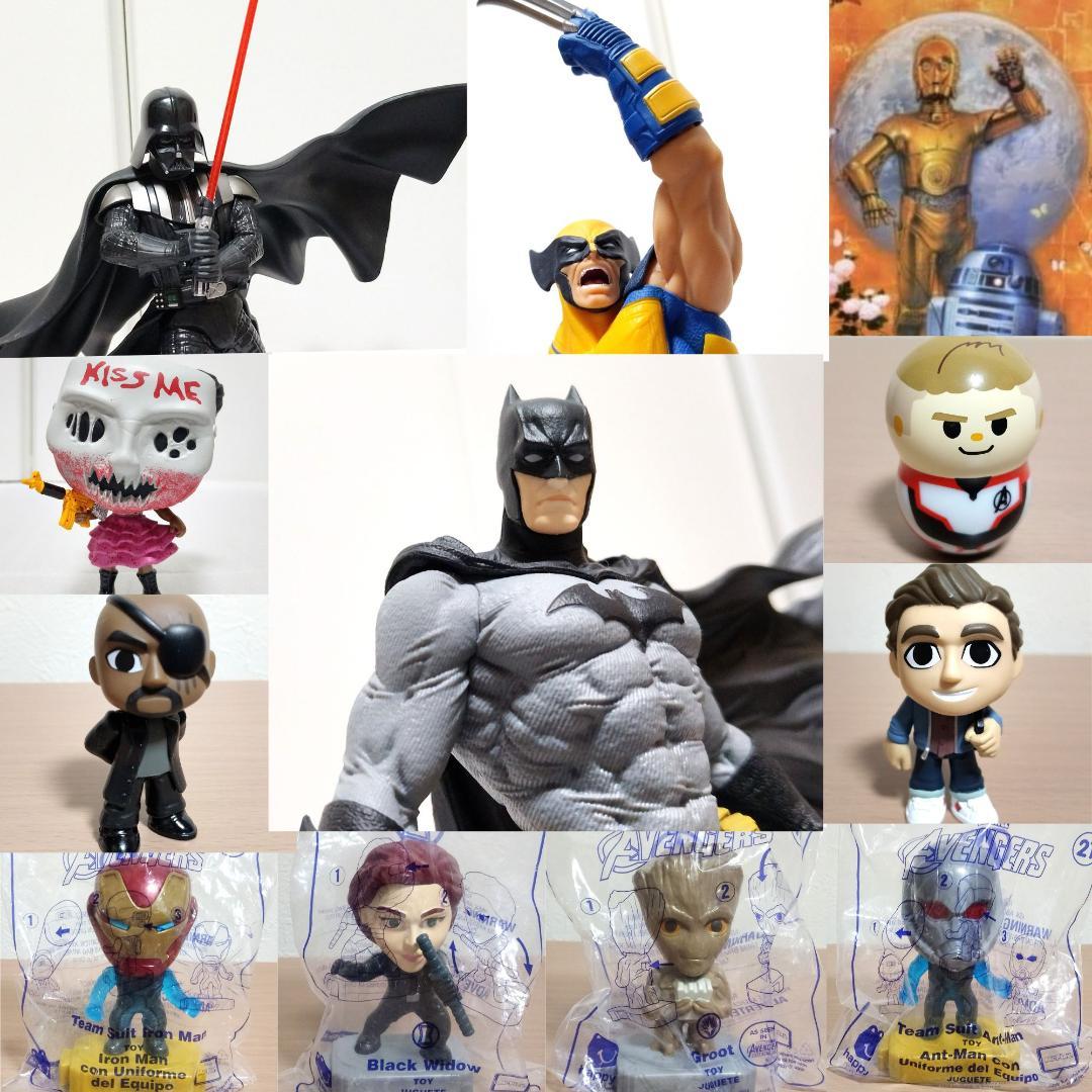 アメコミ まとめ売り フィギュア11体 ブランケット1枚 - メルカリ