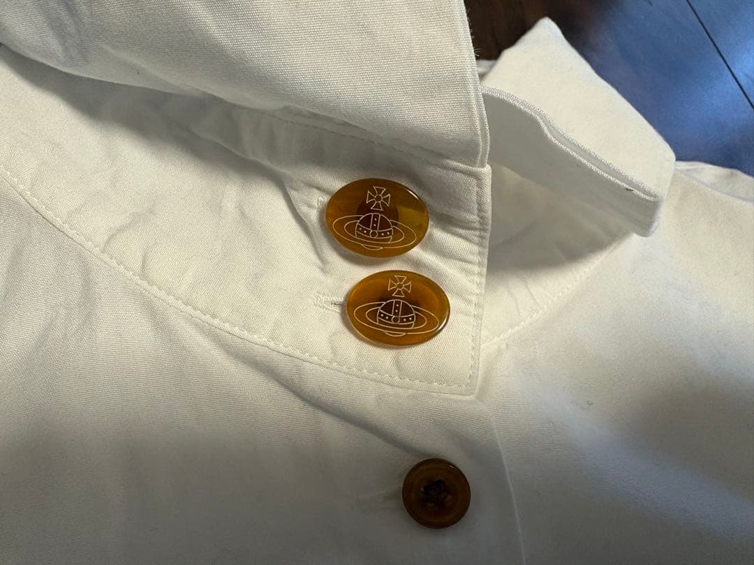 値下】Vivienne Westwood RED LABELホワイト長袖シャツ 高価