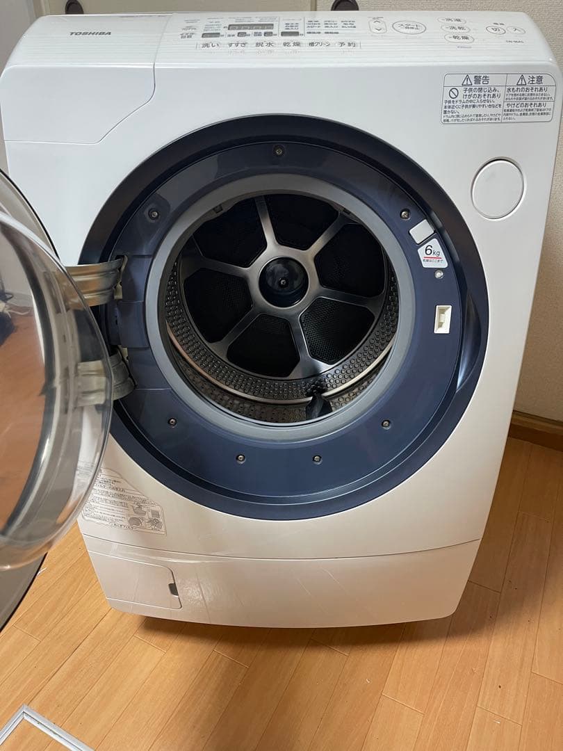 東芝　ドラム式洗濯機　9.0kg 乾燥 6kg