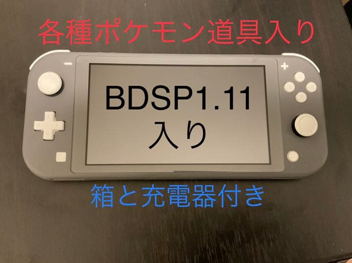 Nintendo Switch LITEグレー bdsp 1.1.1入り - メルカリ