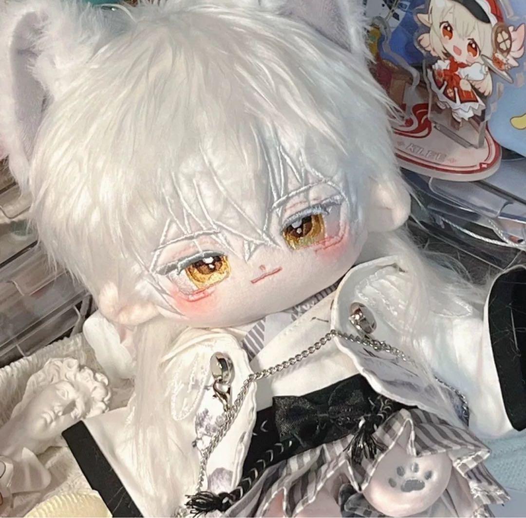 白髪金目》大人気な激レア可愛い着せ替えぬいぐるみ《20cm》 - メルカリ