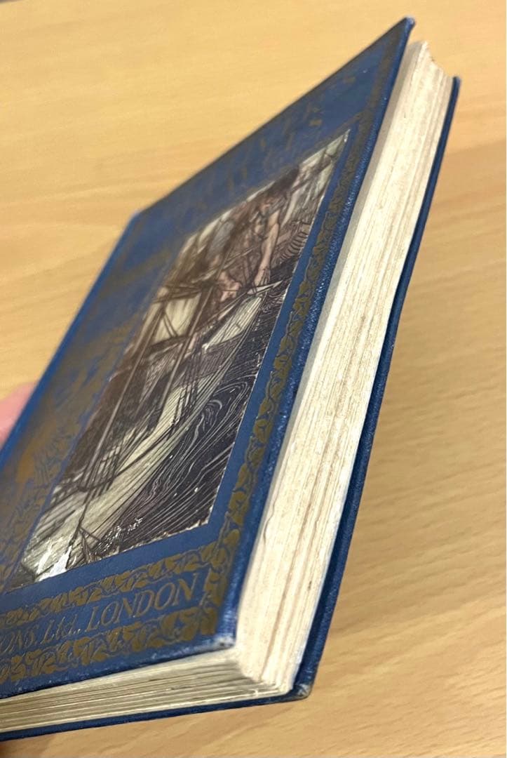 No174 貴重 アンティーク洋書 古書 アーサー·ラッカム ガリバー旅行記