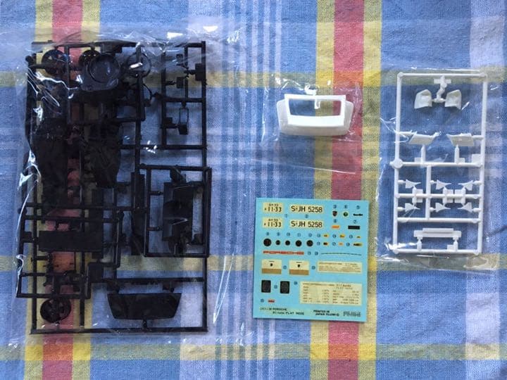 当時物 フジミ 1/24 エンスージアストモデル ポルシェ911 フラット