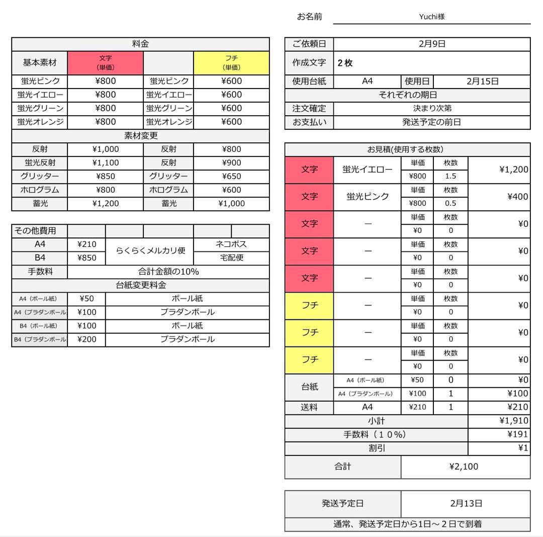Yuchi様確認用☆急ぎ☆ファンサボード - メルカリ