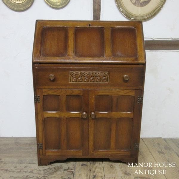 イギリス アンティーク 家具 ジェンティーク ビューロー デスク 机