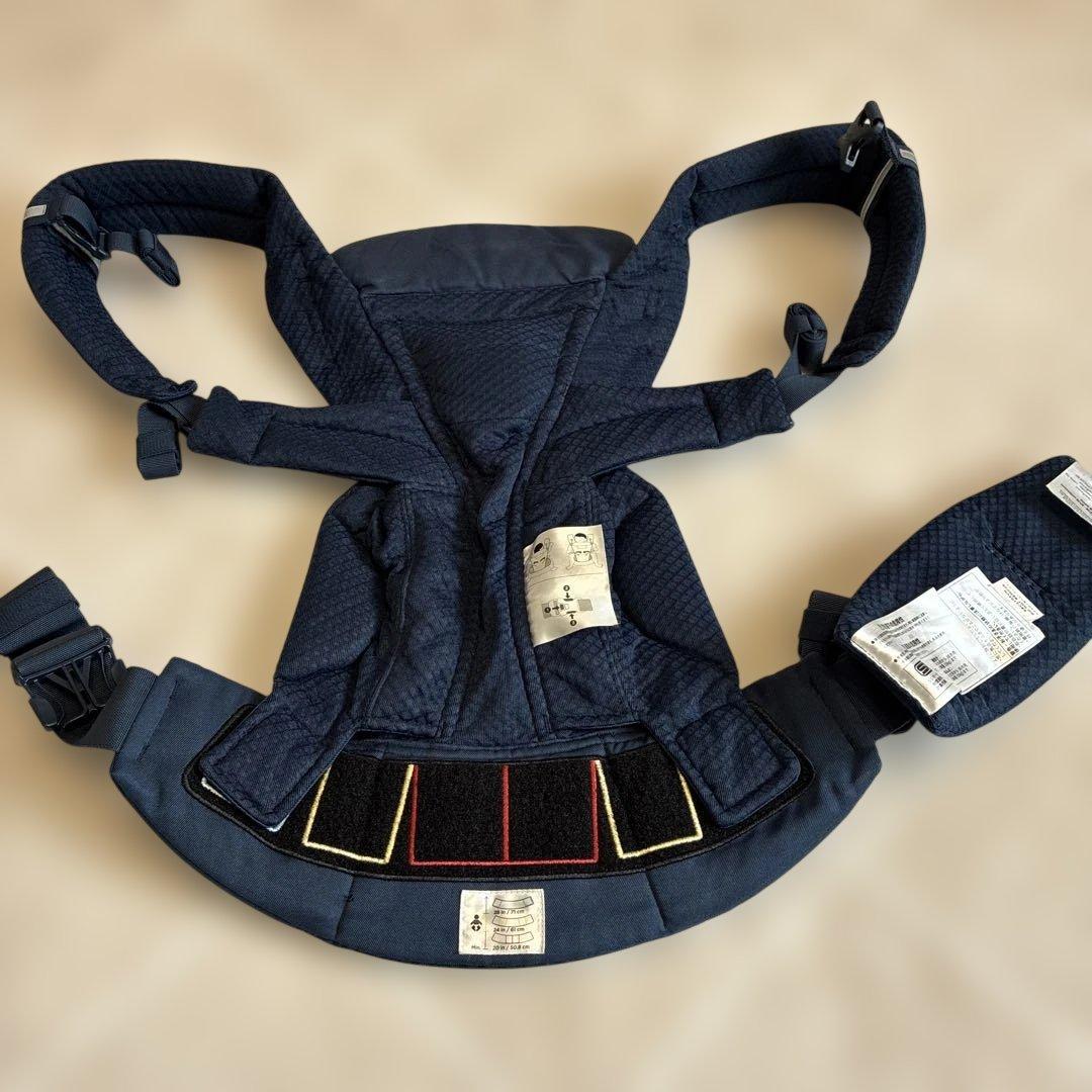 美品 エルゴオムニブリーズ 抱っこ紐 ミッドナイトブルー 取扱説明書