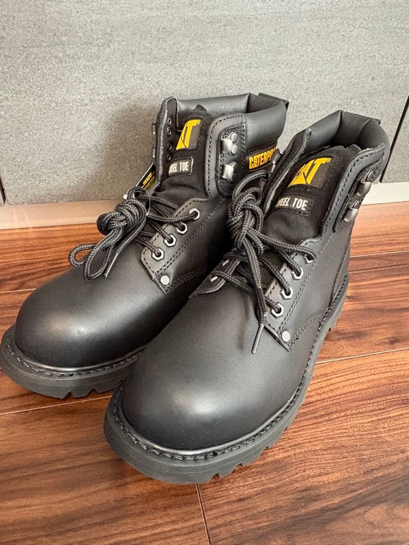 【新品未使用・箱付き】Caterpillar 安全靴 26.5cm 黒 アメリカ
