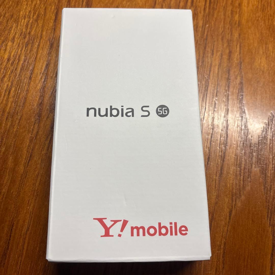 nubia S 5G 標準セットホワイト Y!mobile 未使用 nubia S 5G 128GB ホワイト A403ZT Y!mobile版SIMフリー 開封未使用品