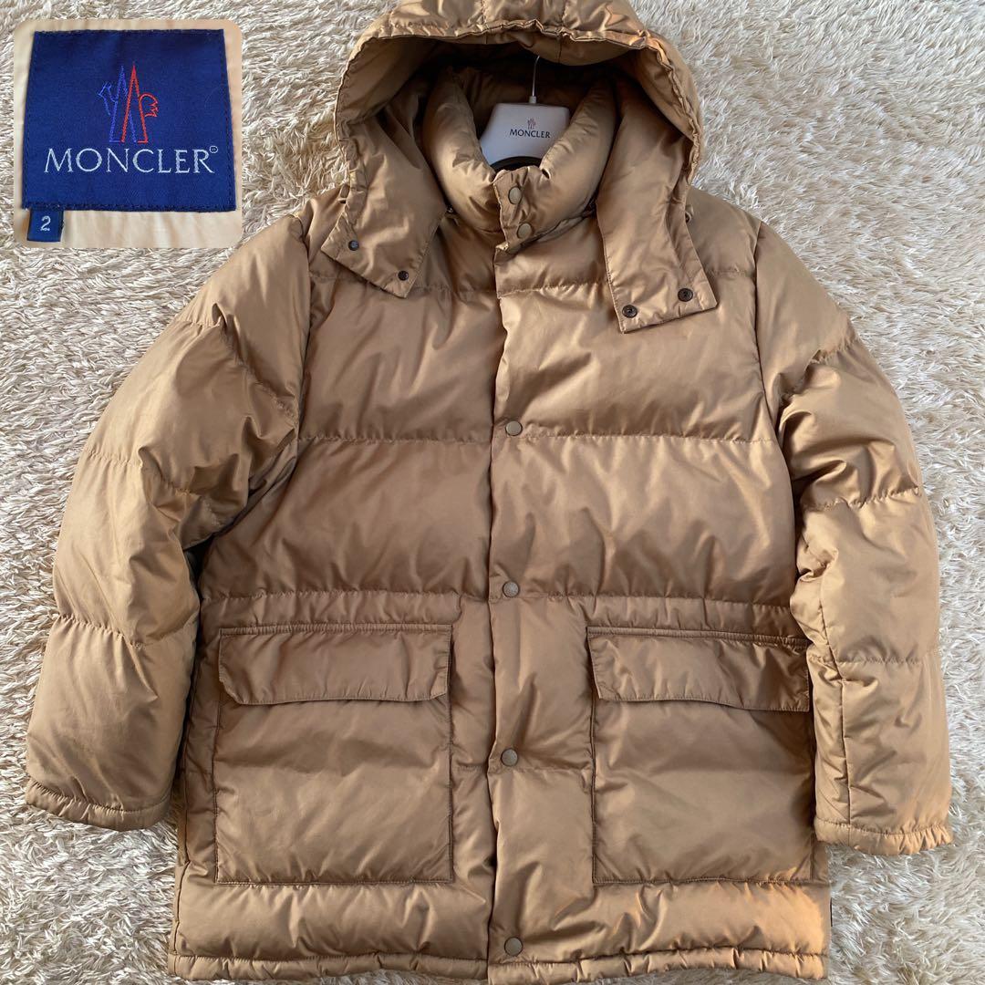 極美品 青タグ モンクレール ダウン パリス フランス製 サイズ2
