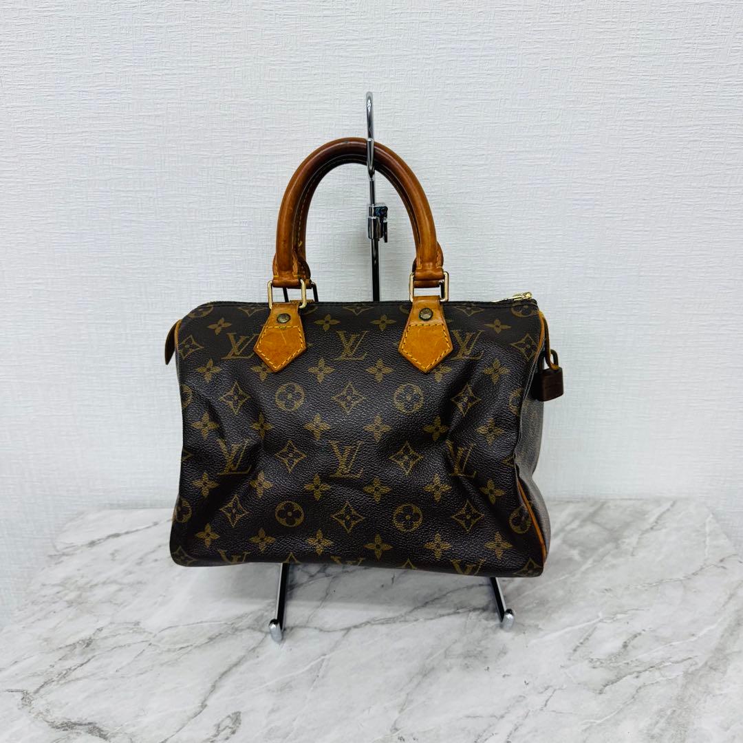 ✨ヴィトン✨LV✨スピーディ25✨モノグラム✨パドロック付き✨ハンドバッグ✨ LOUIS VUITTON ルイヴィトン (Vintage) スピーディ 25 ハンドバッグ – Trip