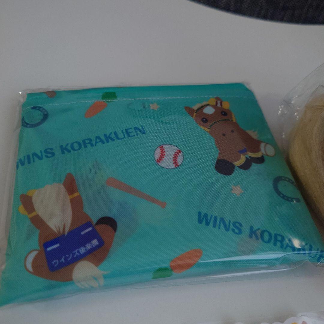 WINS後楽園 限定 アイドルホース ぬいぐるみ エコバッグ JRA ウインズ
