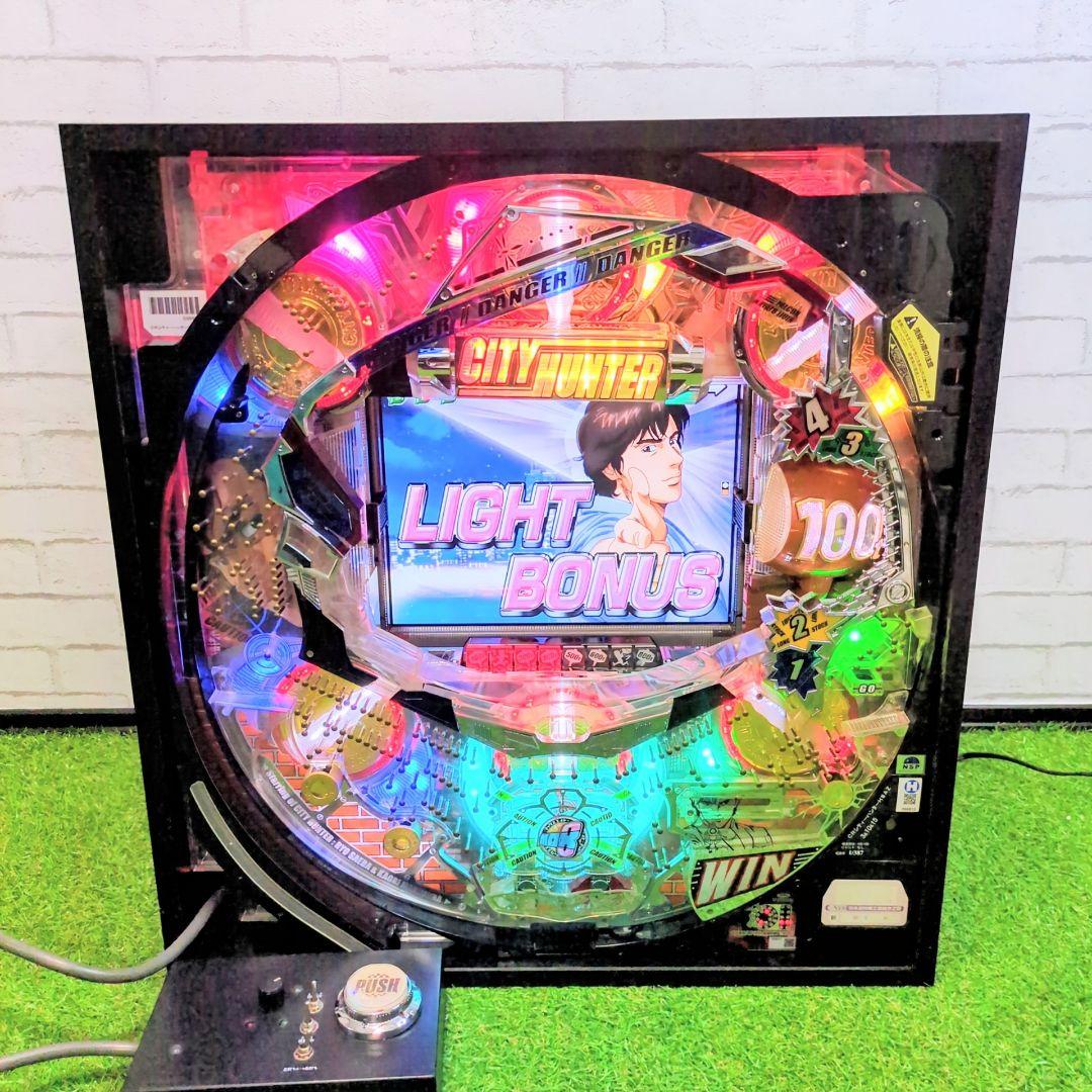 人気希少】パチンコ 実機 卓上 CR シティーハンター ～合言葉はXYZ