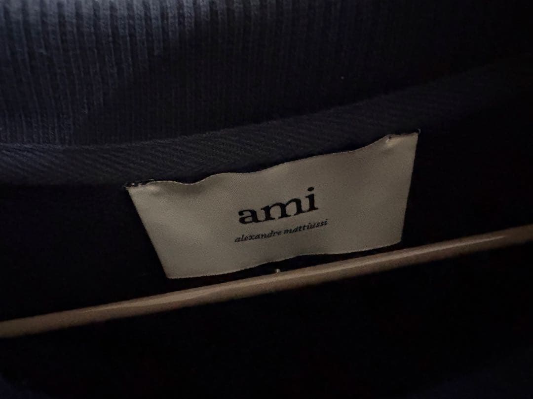 ami ネイビー トレーナー Sサイズ ユニセックスサイズ - メルカリ