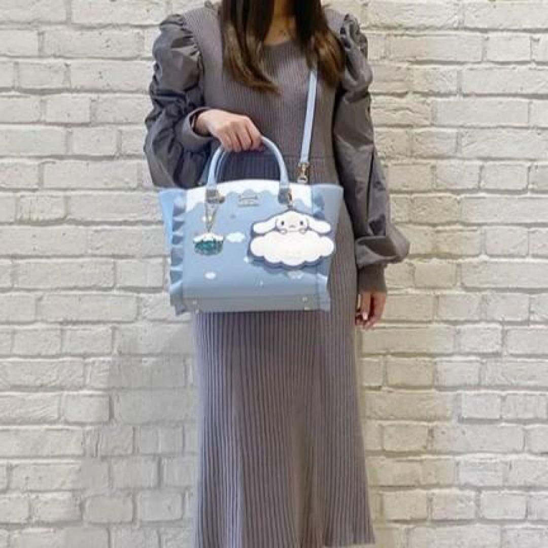 ミルクティー様専用】サマンサベガ シナモロール バッグ 2way コラボ