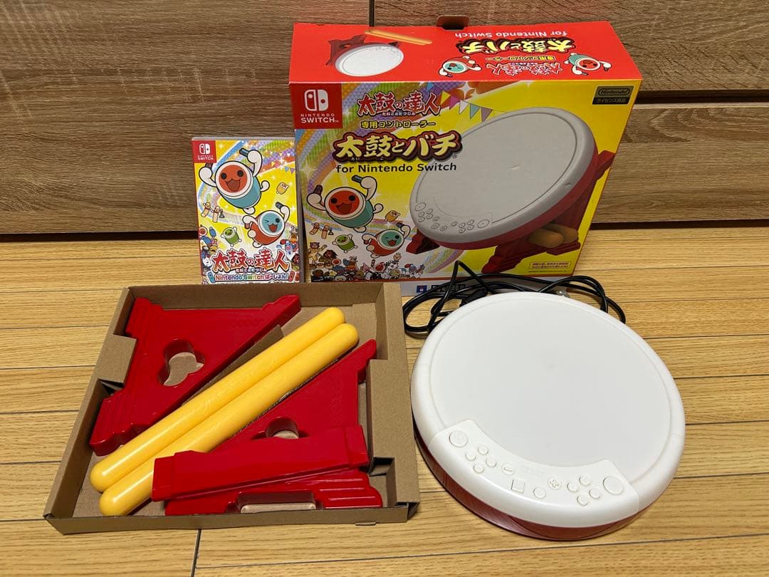 Nintendo Switch 太鼓の達人 専用コントローラー 太鼓とバチ Amazon.co.jp: 【任天堂ライセンス商品】太鼓の達人専用コントローラー