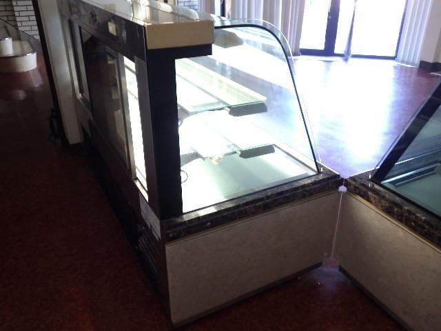 34 綺麗 アリガ グレイス Ⅱ型 ガラスショーケース 100V大理石 引取