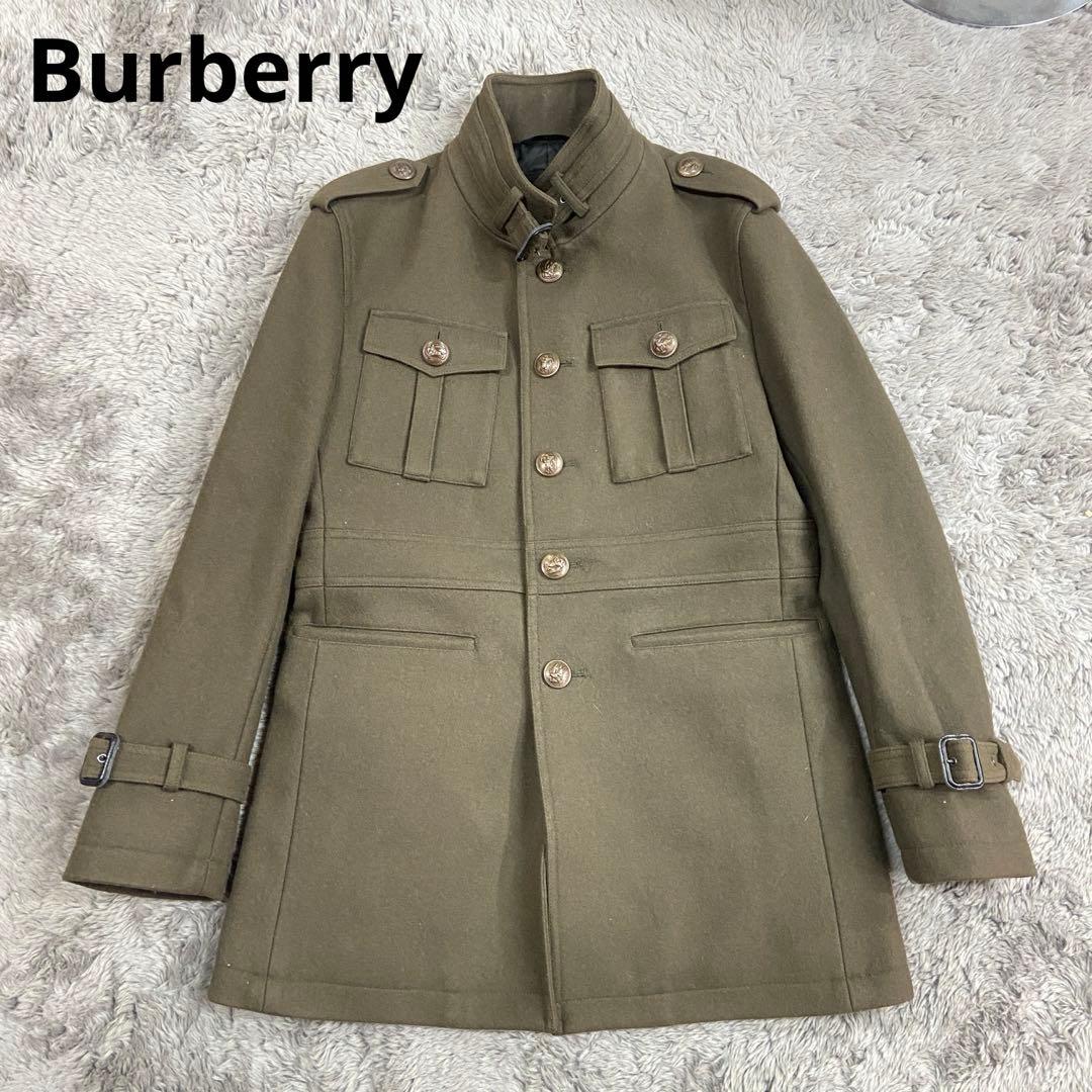 美品⭐️Burberry バーバリー ブラックレーベル ナポレオンコート