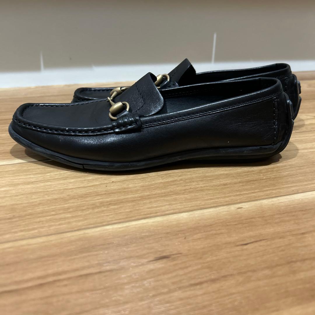 訳あり】GUCCI ローファー メンズ 25cm ブラック - メルカリ