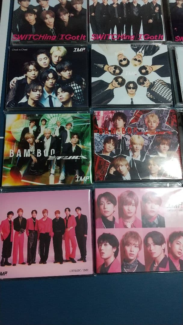 IMP. CD 4種類、3形態+特典 まとめ売り くるーじん、switching - メルカリ