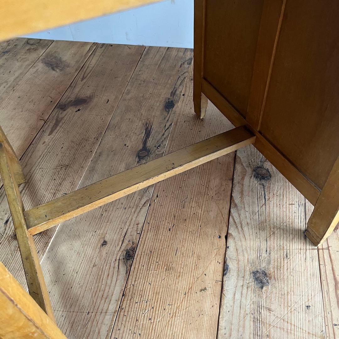 アンティーク 片袖机 デスク テーブル モダン レトロ 《送料込み》