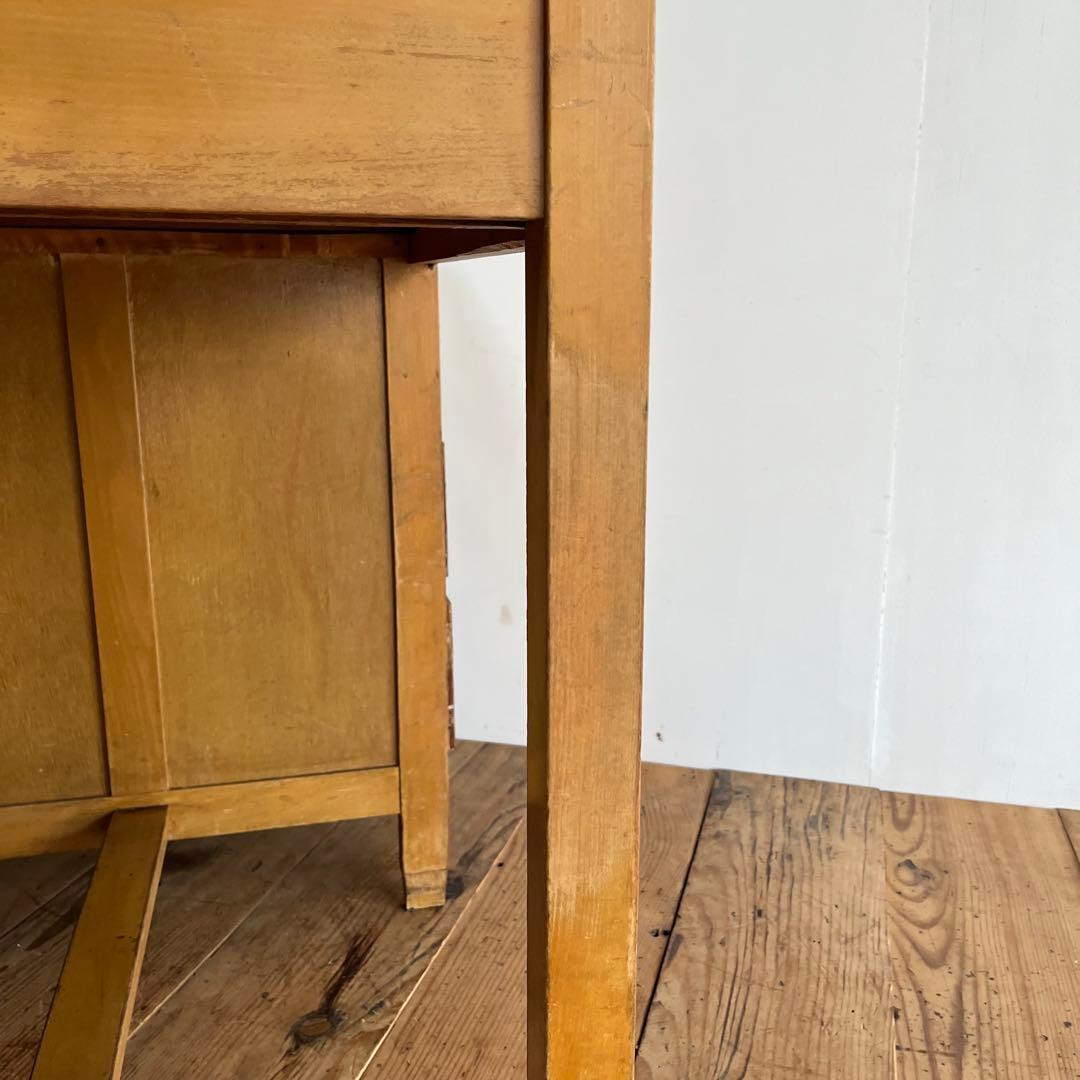 アンティーク 片袖机 デスク テーブル モダン レトロ 《送料込み》