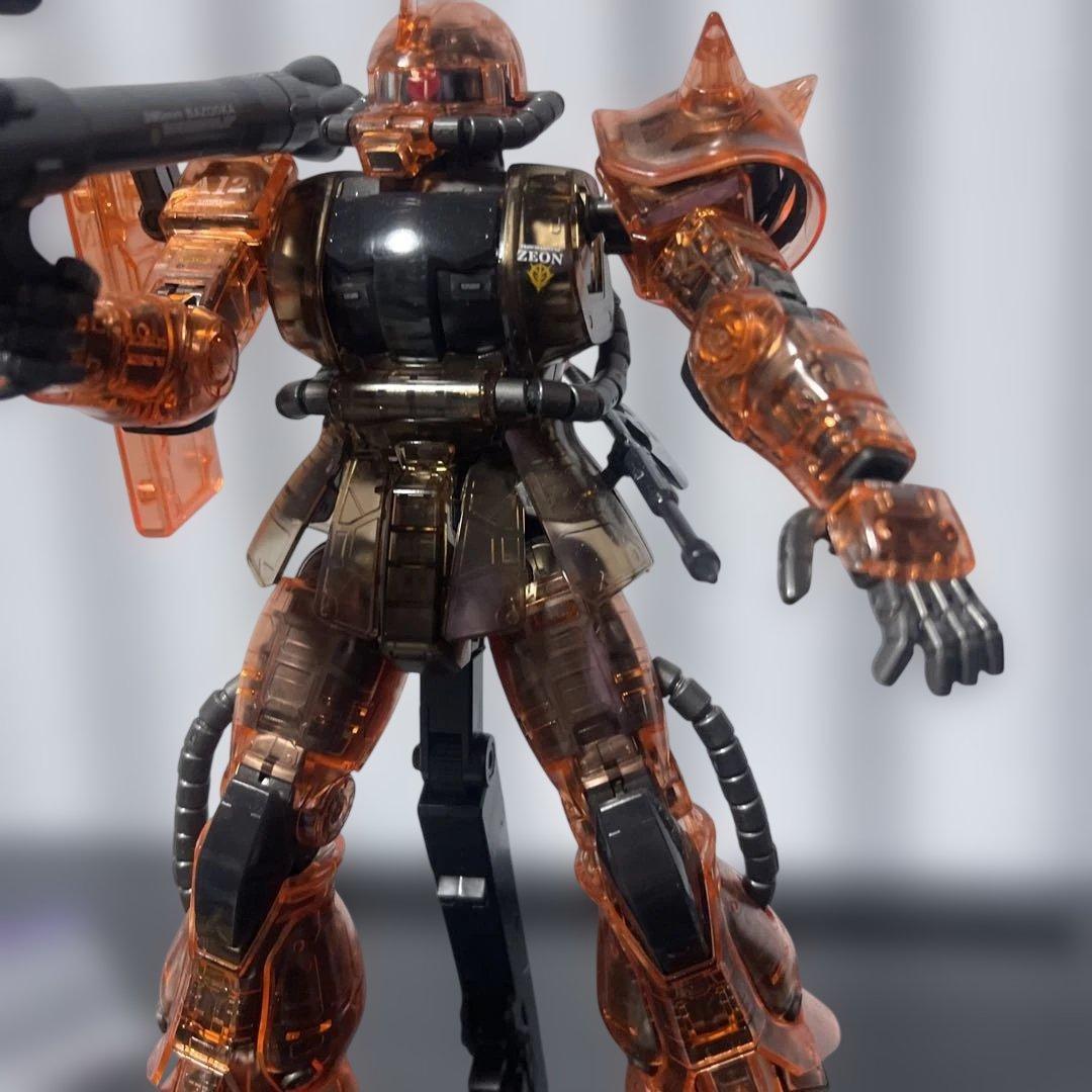 MG1/100シャア専用ザクⅡ コーティングと、クリアカラー ver.2体セット