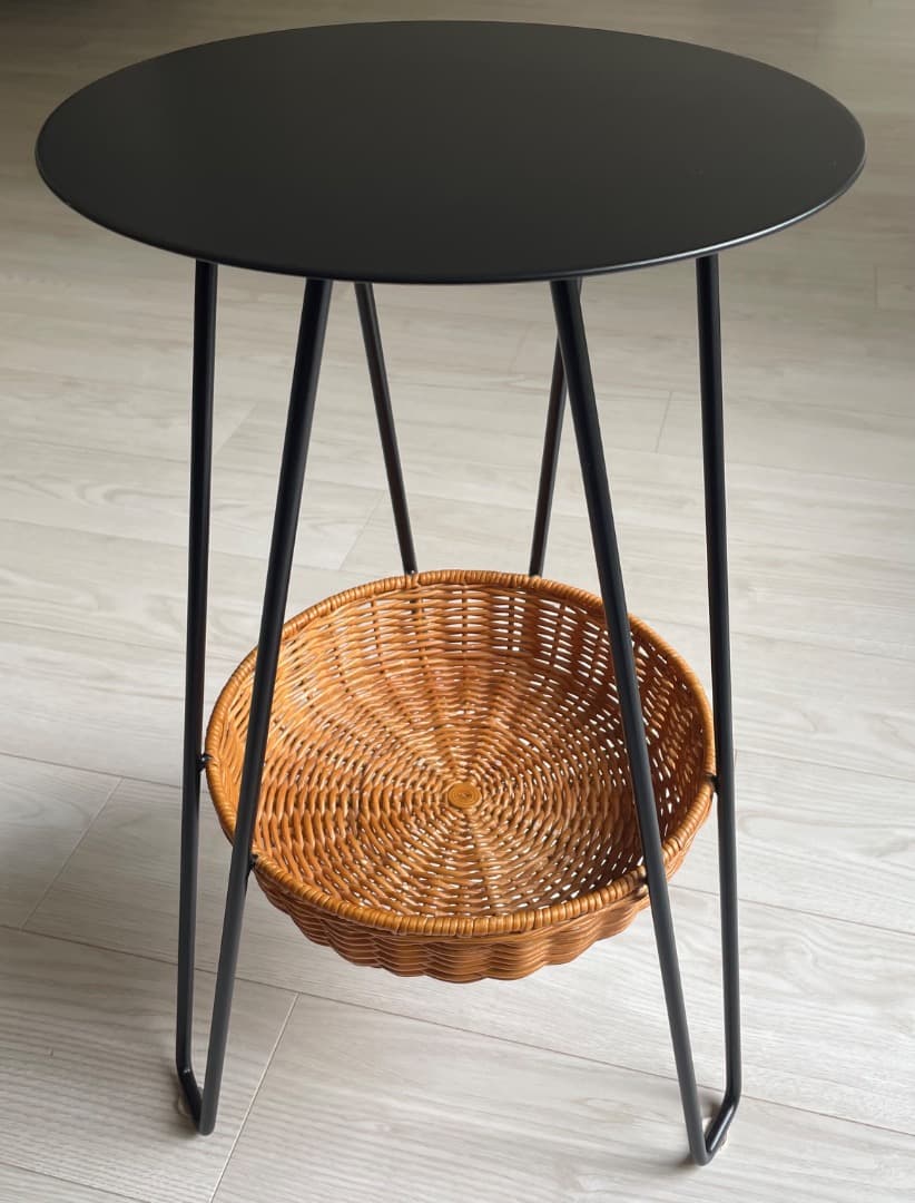 IDÉE イデ　無印良品　ワラビー サイドテーブル ブラック WALLABY SIDE TABLE Black｜サイドテーブル｜IDEE SHOP Online
