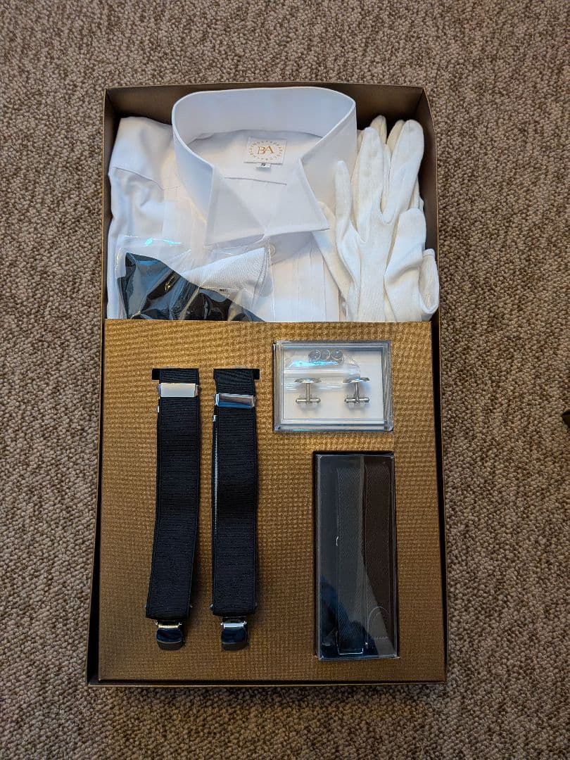新郎タキシード小物セット アクアグラツィエ BA Sサイズ - メルカリ