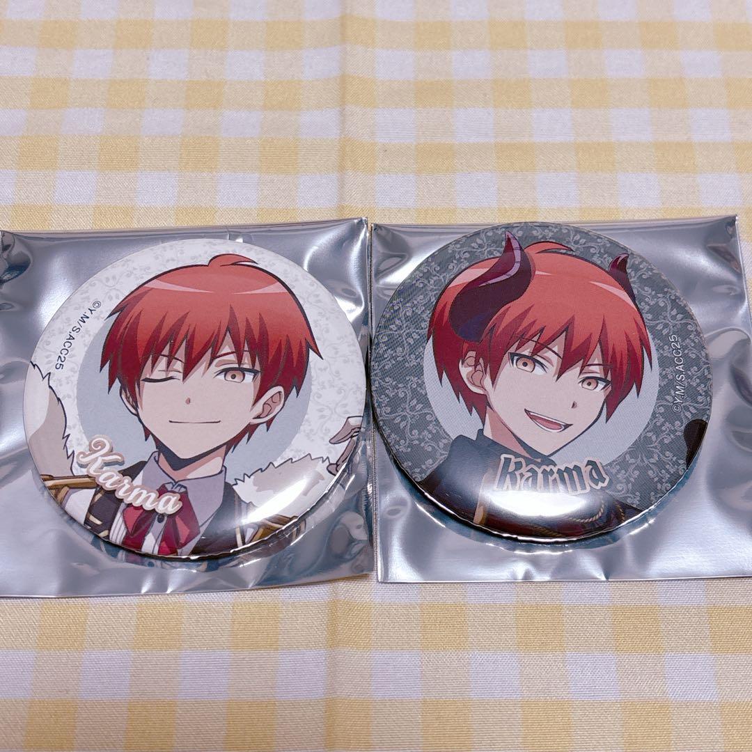 暗殺教室 ビックカメラ ソフマップ 缶バッジ 悪魔 天使 赤羽業 - メルカリ