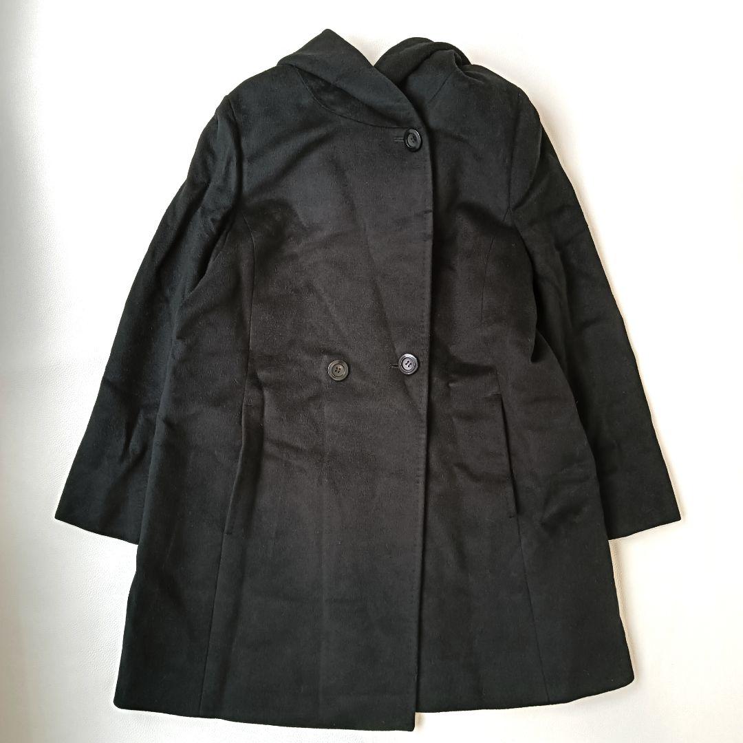 最高級生地✨《23区》5Lサイズ フーデットコート ウール ロロピアーナ 48