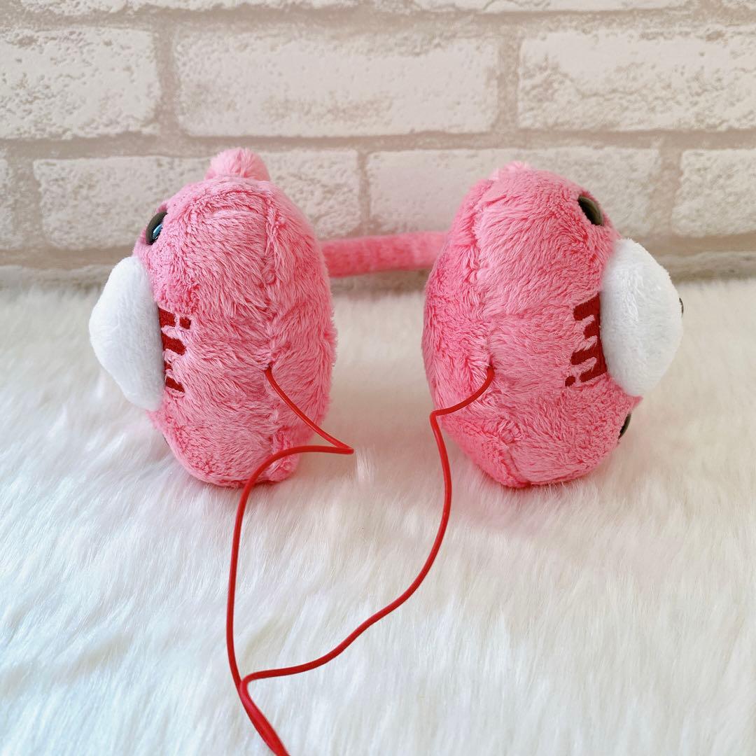 チャックスGP グルーミー ぬいぐるみ みみあて ヘッドフォン ピンク