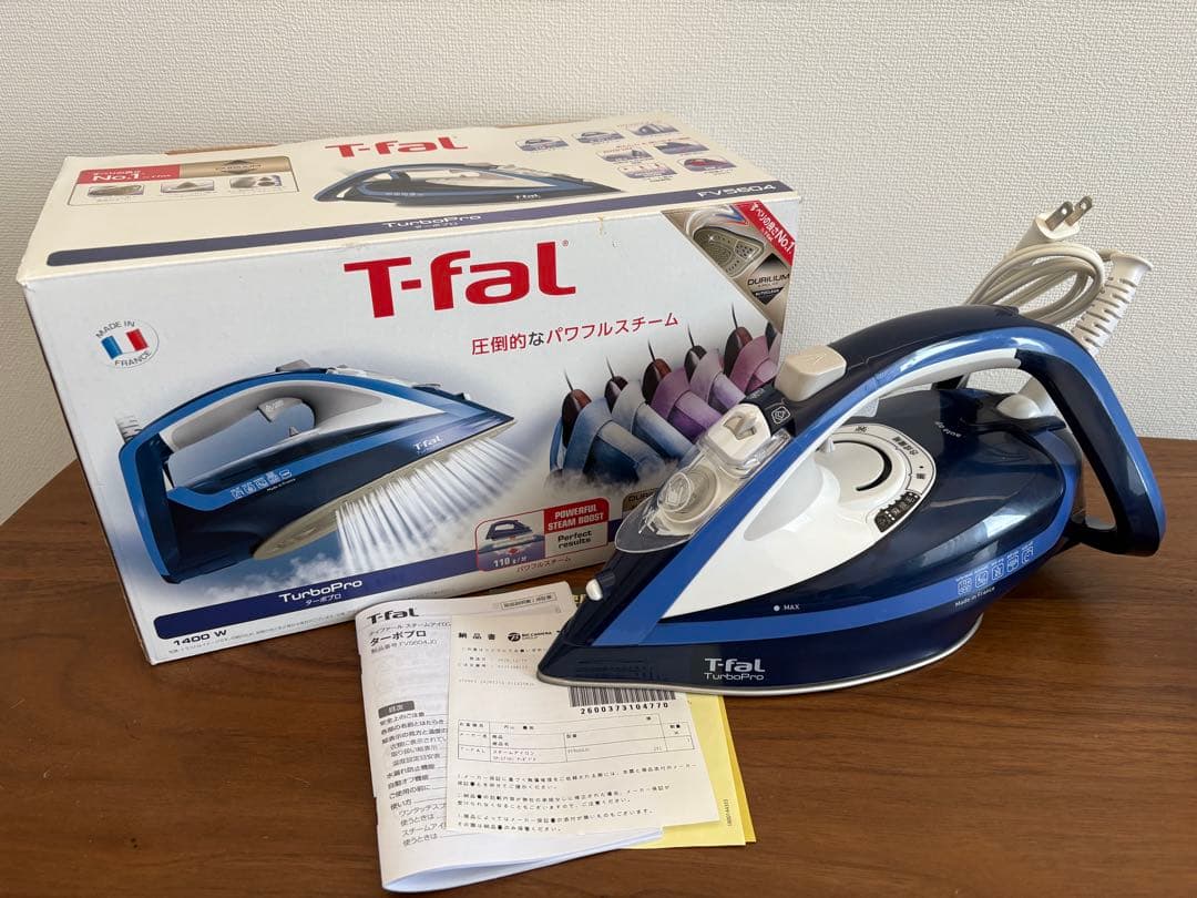 ティファール ターボプロ FV5604J0 スチームアイロン - メルカリ
