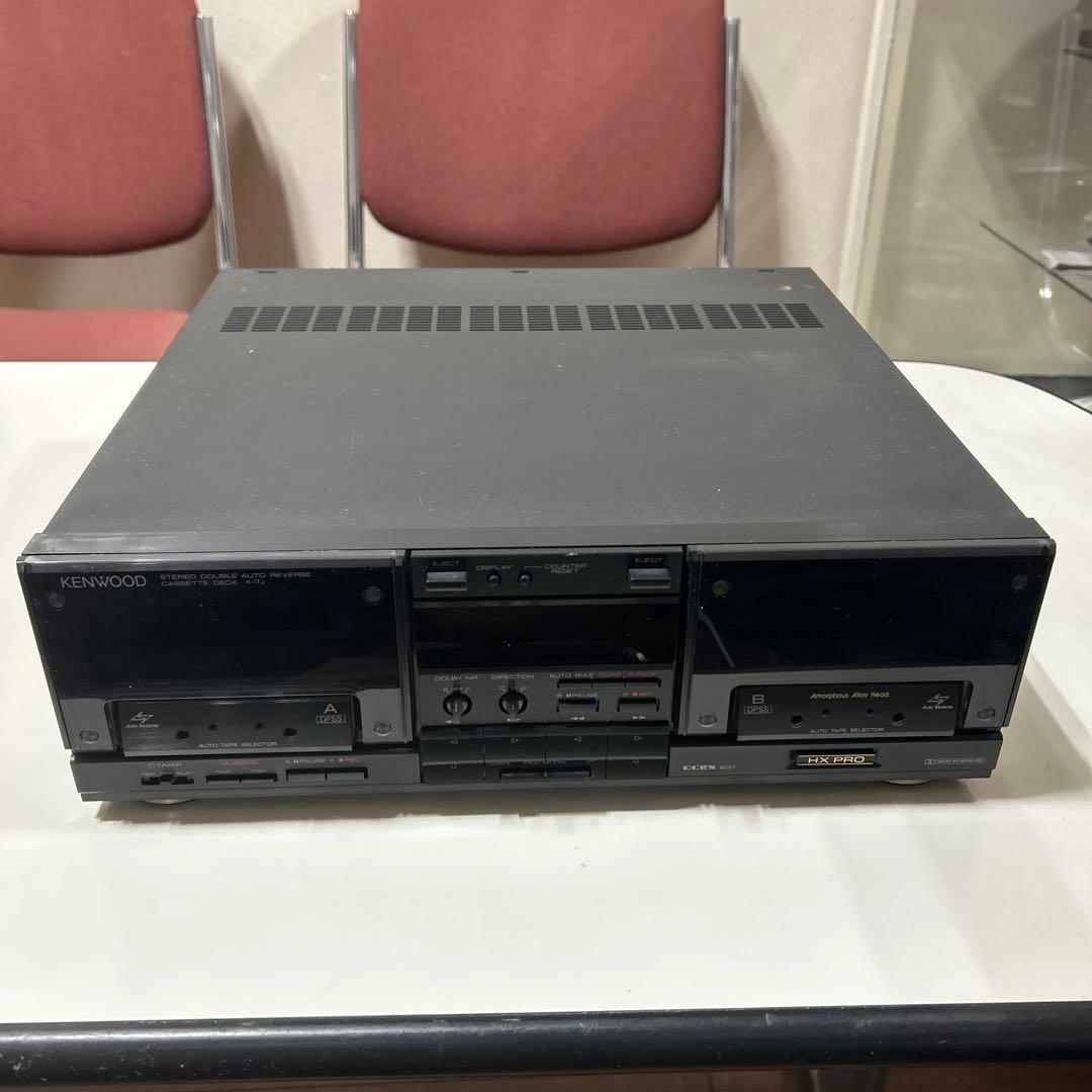 KENWOOD ケンウッド X‐7J ダブルカセットデッキ - メルカリ