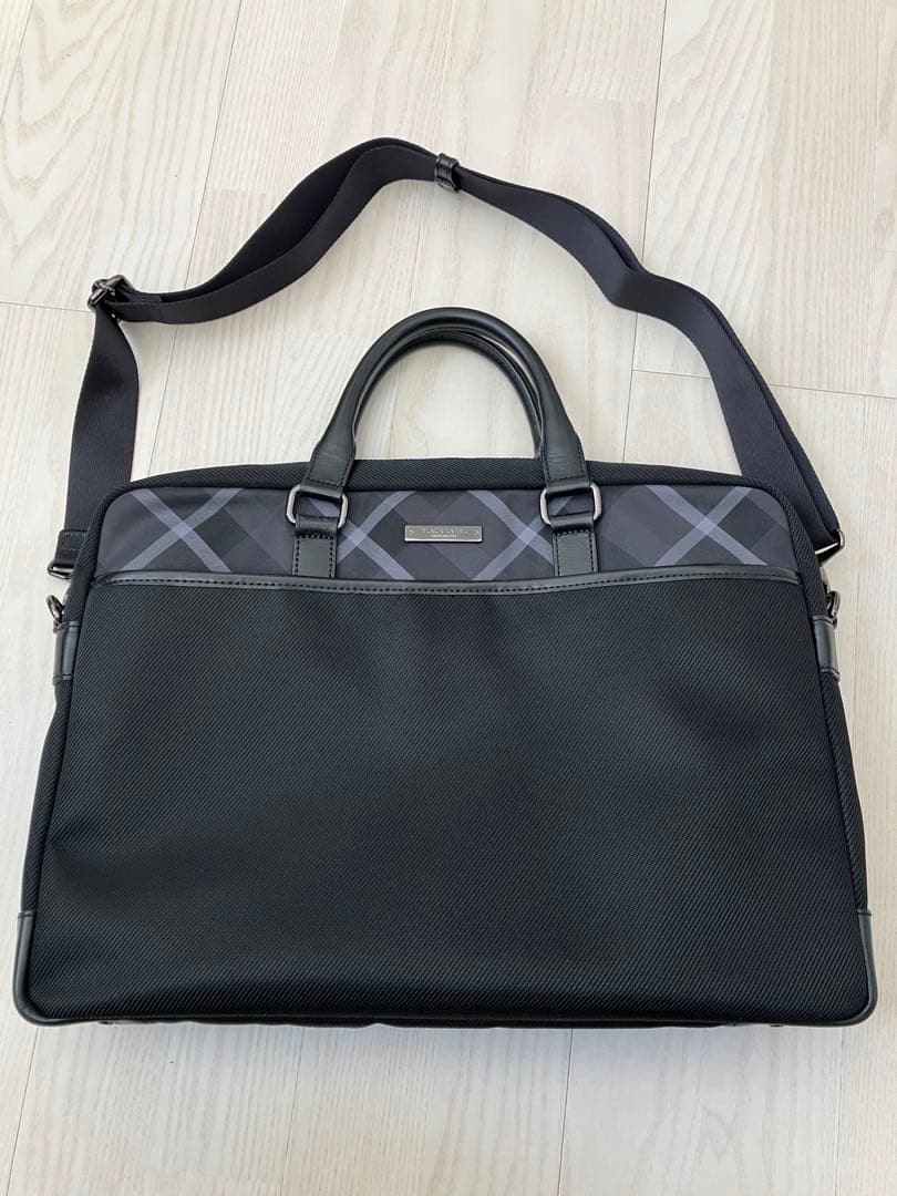 ゆ*う様 BLACKLABEL CRESTBRIDGE ブラックレーベル ビジネ ナイロンコンビカルゼシャドークレストブリッジチェックビジネスバック