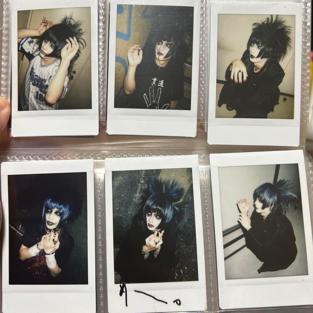 無所属】【gulu gulu】哀 チェキ6枚セット【烏名鳴】【黒百合と影