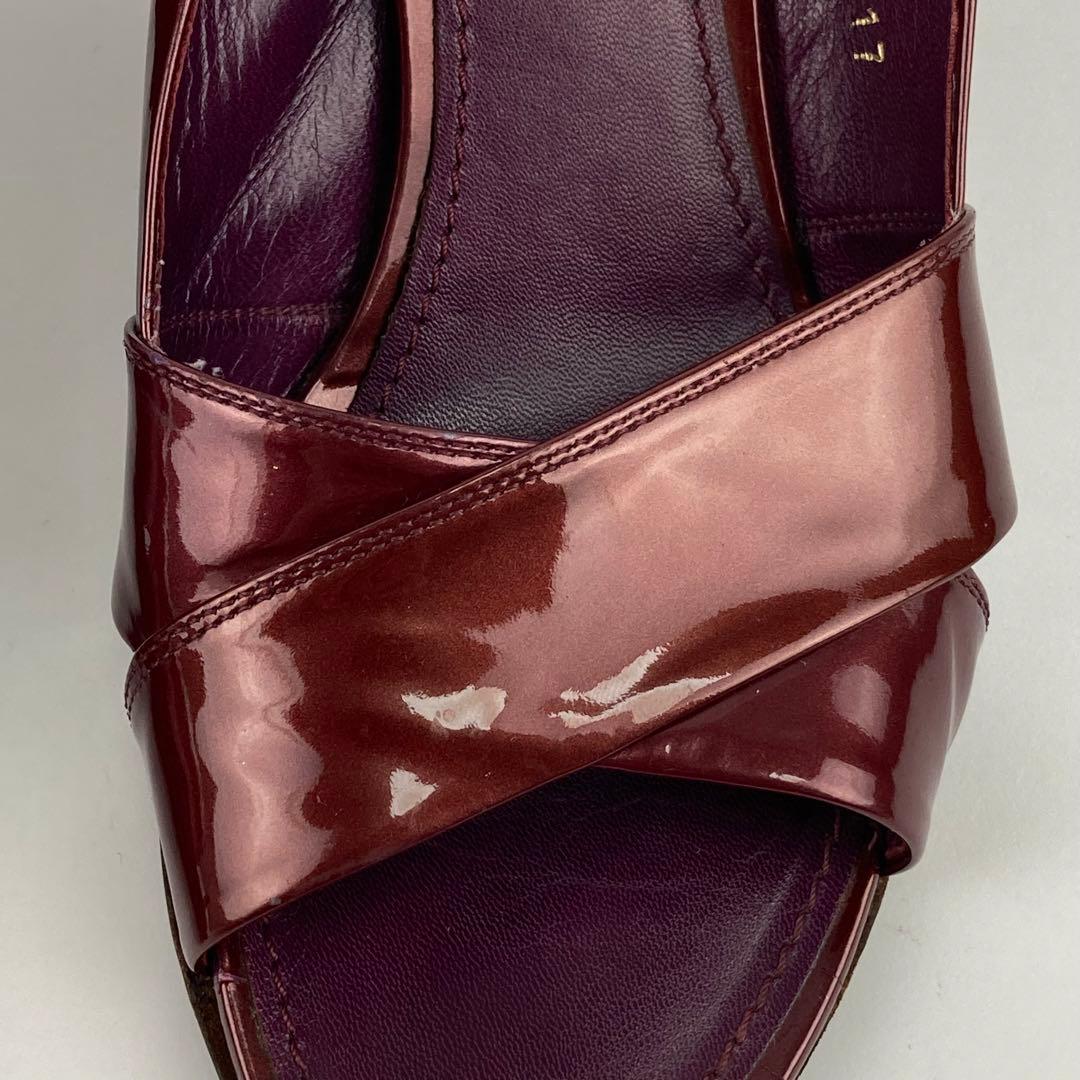 LOUIS VUITTON ルイヴィトン LV サンダル ヒール 37ハーフ - メルカリ