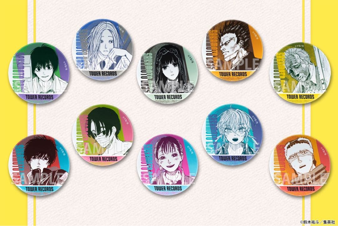 サカモトデイズ タワレコカフェ 缶バ フォトカ トレカ ミニフォト