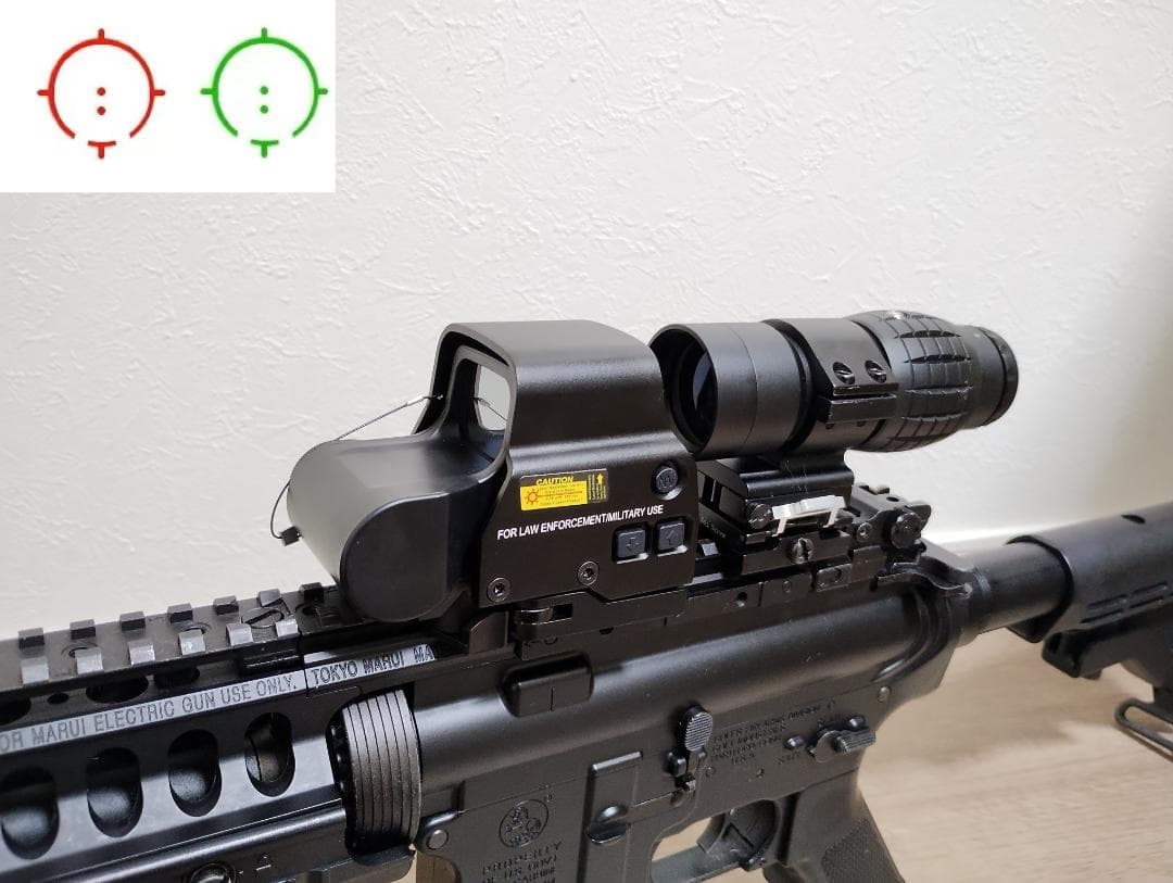 ドットサイト(558EO EXPS3タイプ)、マグニファイア(3X)　セット ドットサイト(558EO EXPS3タイプ) マグニファイア(3X) セット｜Yahoo