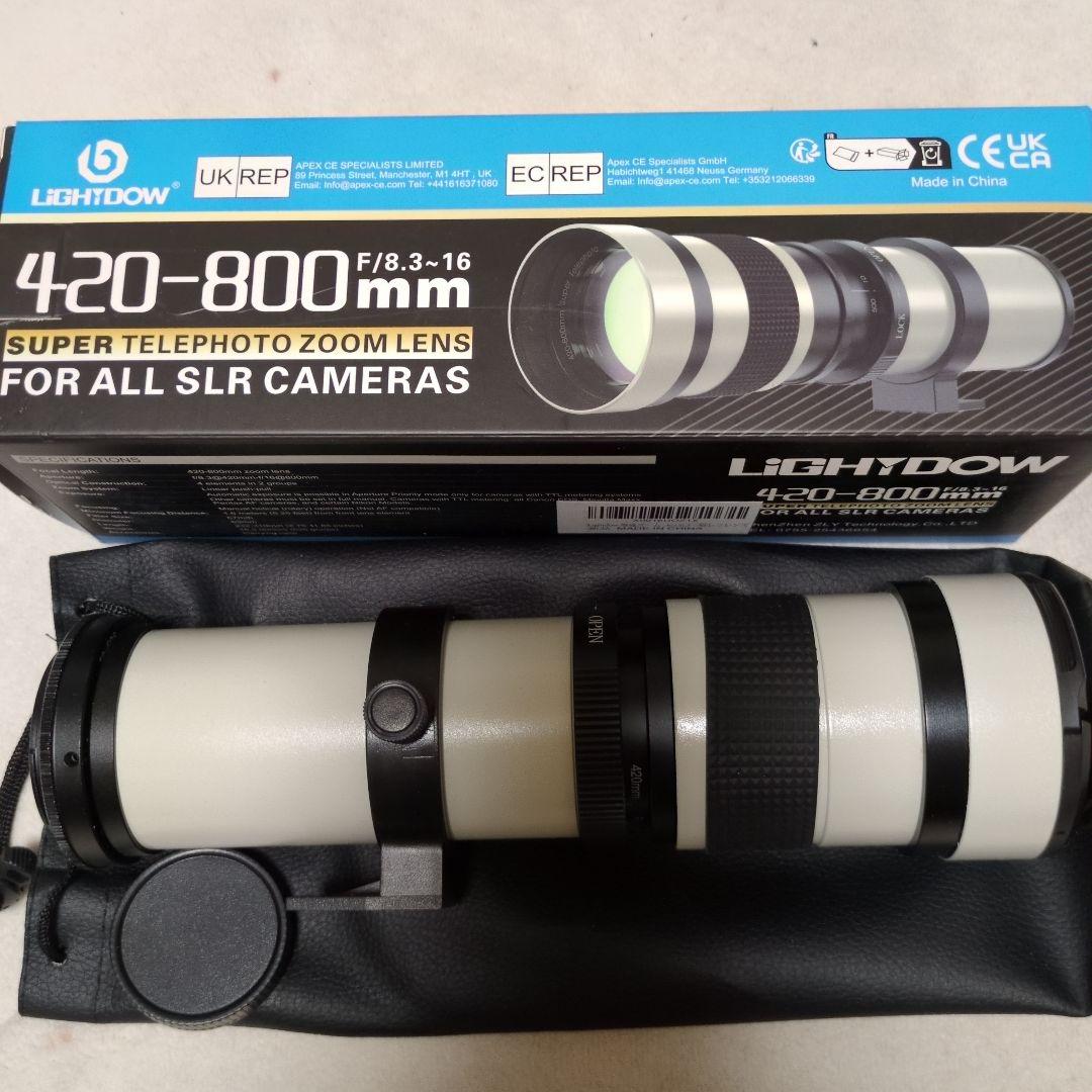 LIGHTDOW 420-800mm ズームレンズ Amazon.co.jp: Lightdow 望遠レンズ420-800mm f/8.3 マニュアルズーム
