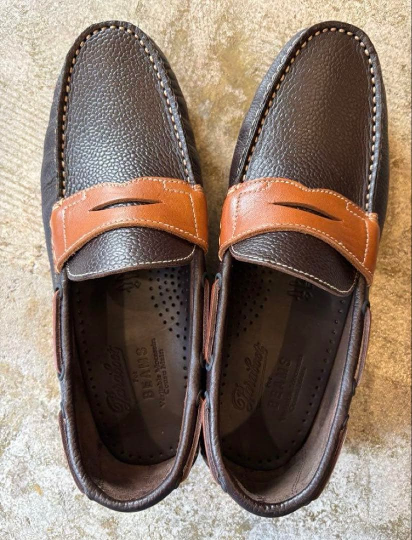 【ビームス別注】【新品未使用】パラブーツ　Corsica ブラウン 25.5cm