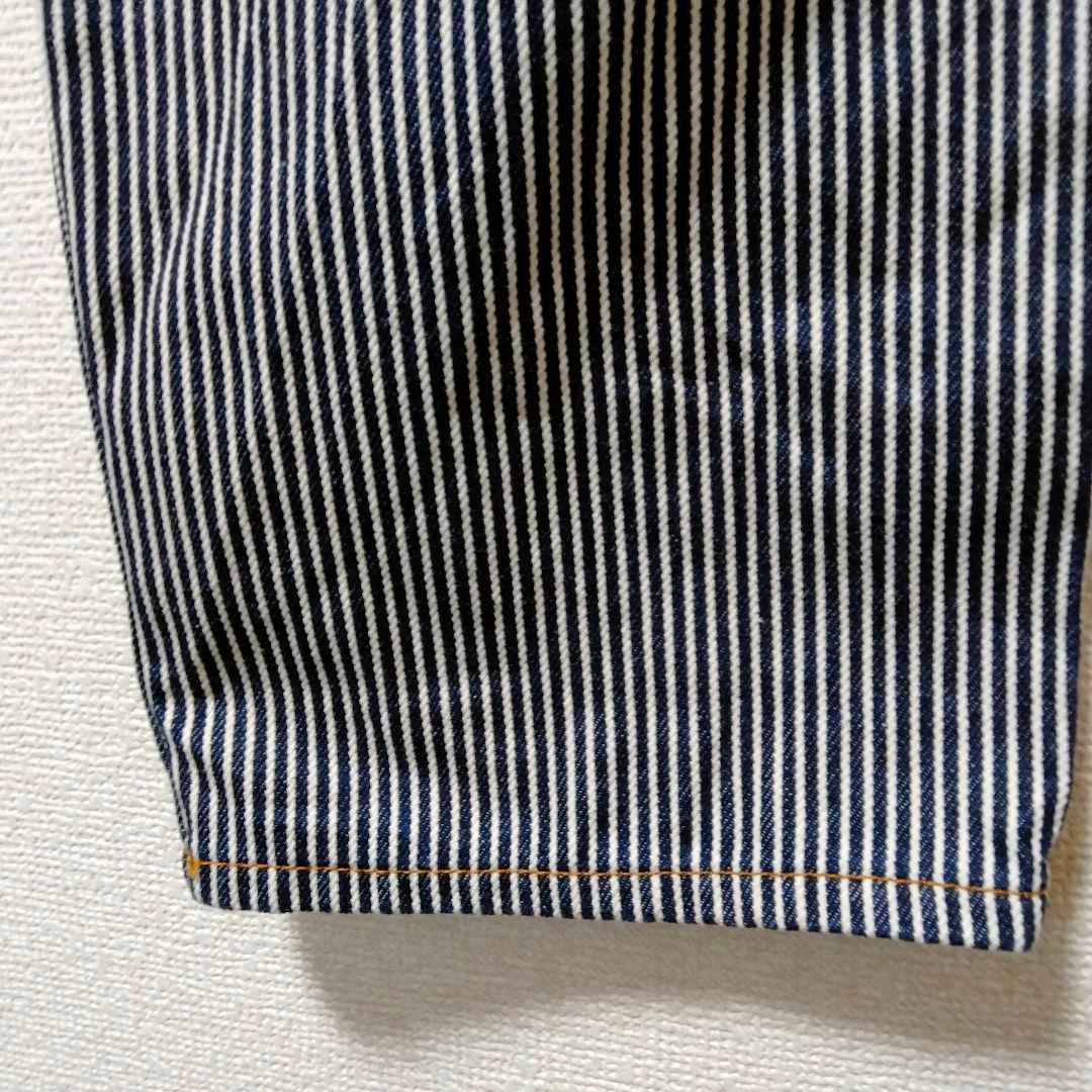 スヌーピー 児島ジーンズ 岡山デニム ヒッコリー デニムパンツ