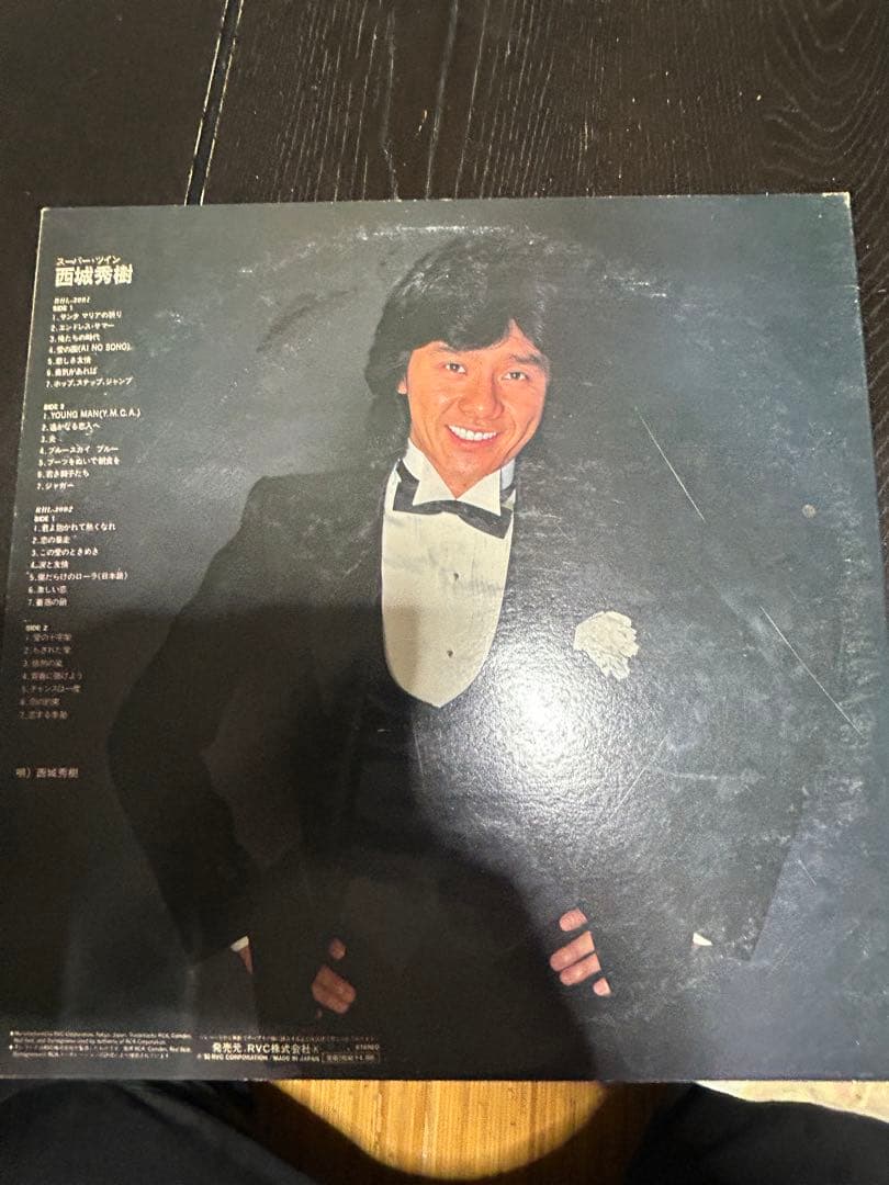西城秀樹 SUPER HIDEKI 2枚組レコード - メルカリ