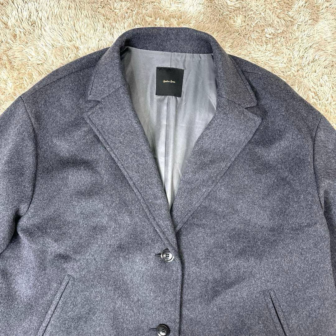 スピックアンドスパン◇ 高級 ハミルトンウールオーバーコート