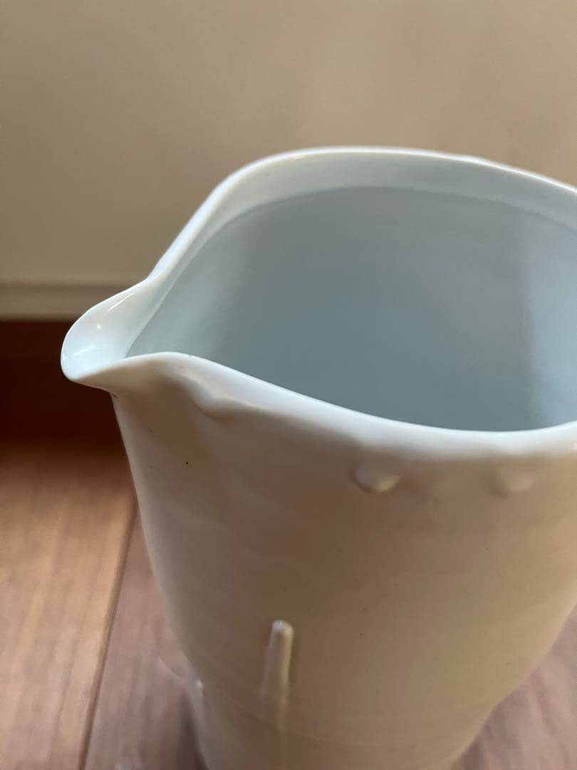 黒田泰蔵 白磁ピッチャー 木箱付き - メルカリ