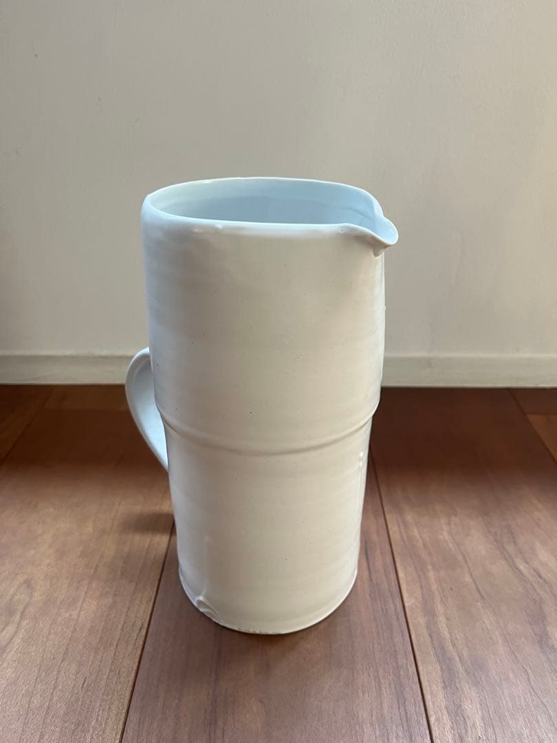 黒田泰蔵 白磁ピッチャー 木箱付き - メルカリ