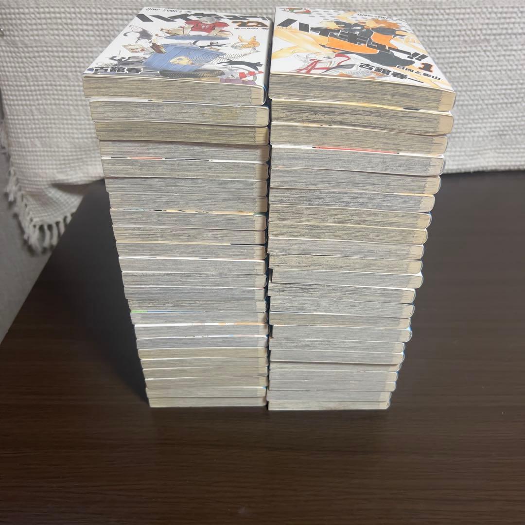 ハイキュー!! 全45巻 初版多数 非売品イラスト付 美品 - 全巻セット卸売り