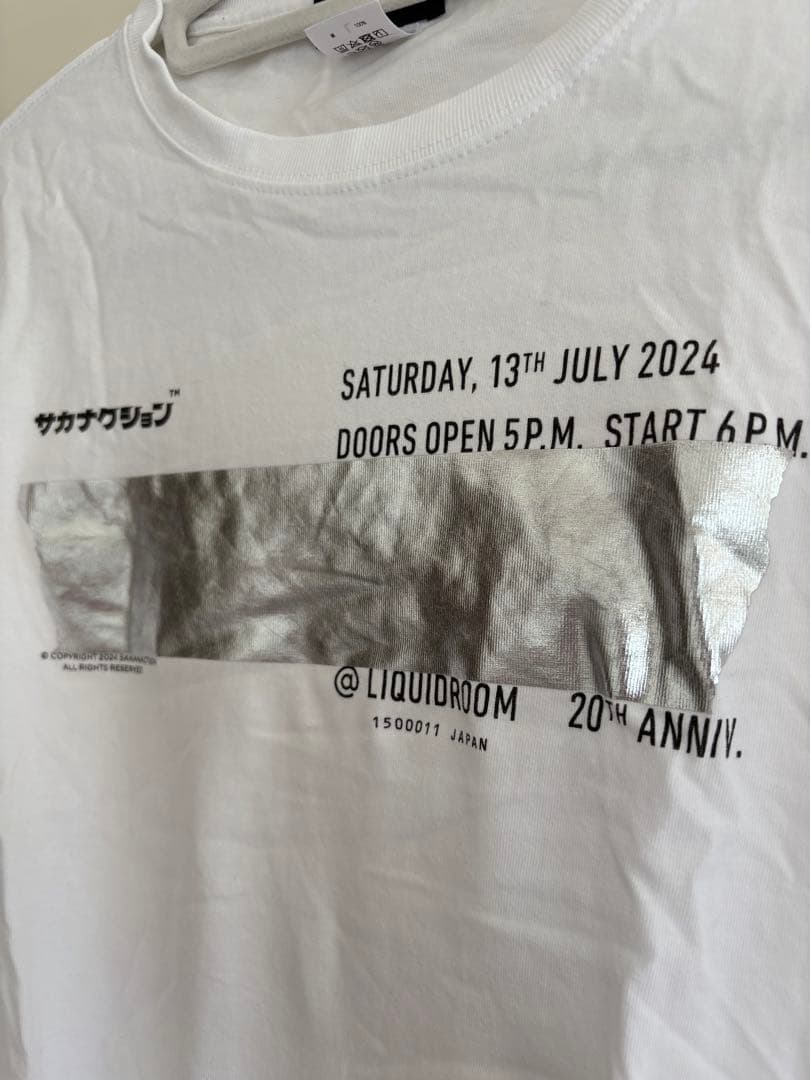 sakanaction Tシャツ Lサイズ 20周年記念 リキッドルーム XL - メルカリ