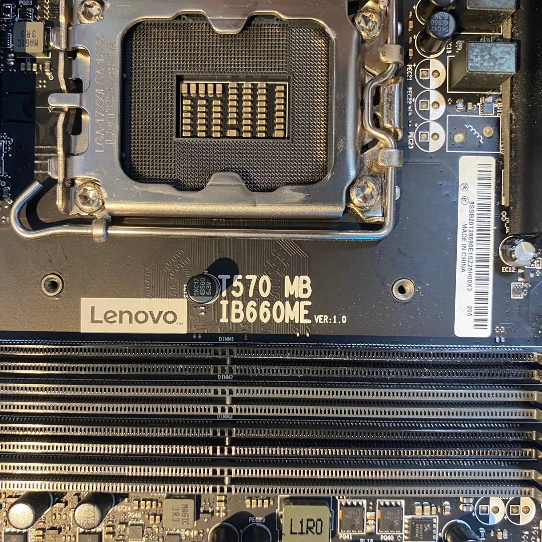 B660 LGA1700 マザーボード CPUクーラー付き Lenovo純正 - メルカリ